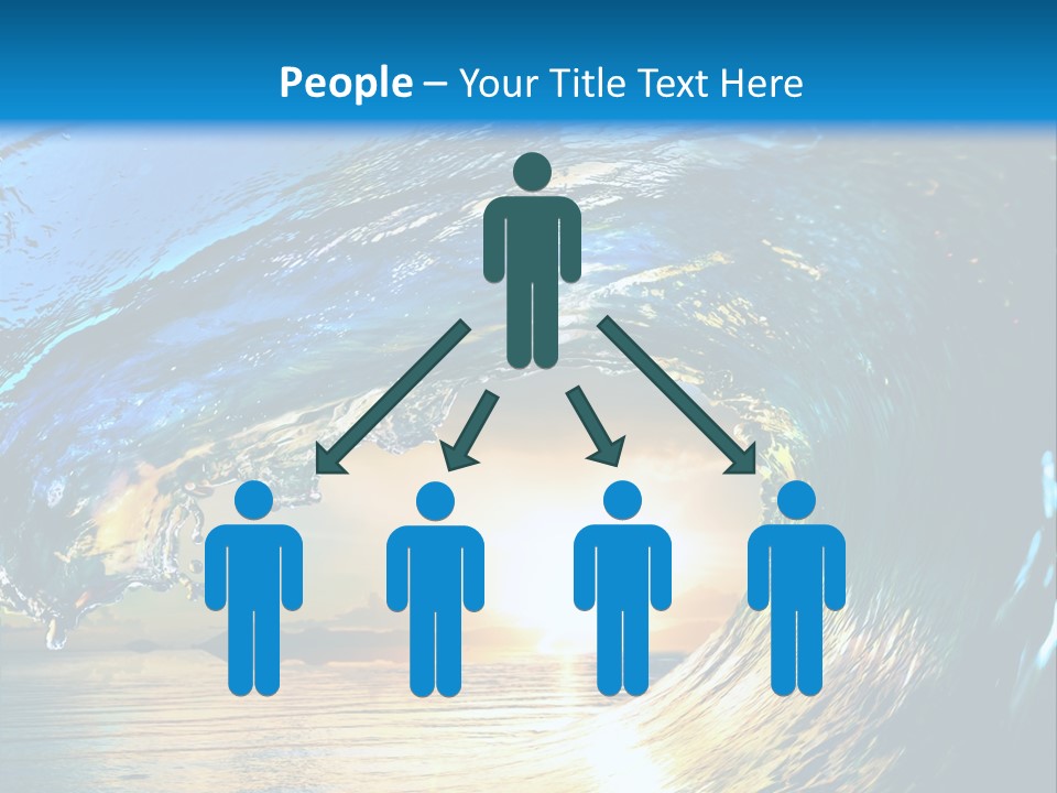 Climate Ripple Reflection PowerPoint Template