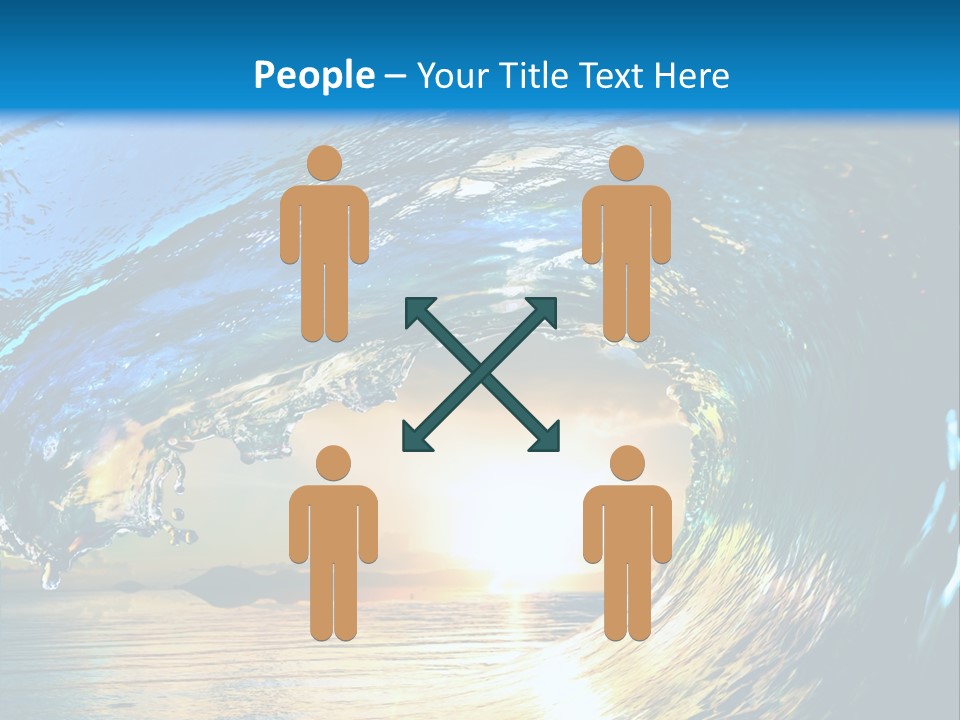 Climate Ripple Reflection PowerPoint Template