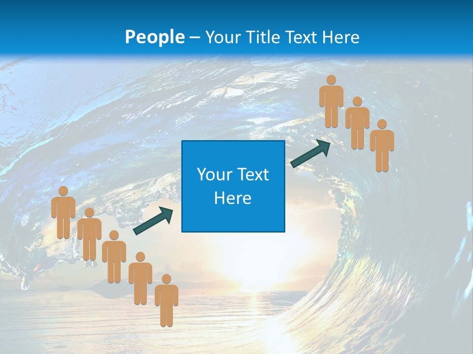 Climate Ripple Reflection PowerPoint Template