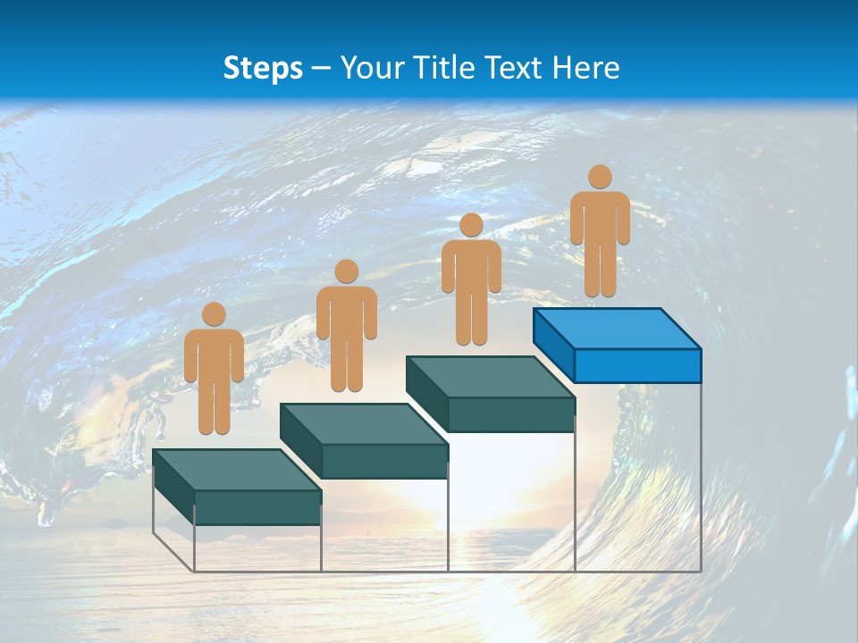 Climate Ripple Reflection PowerPoint Template