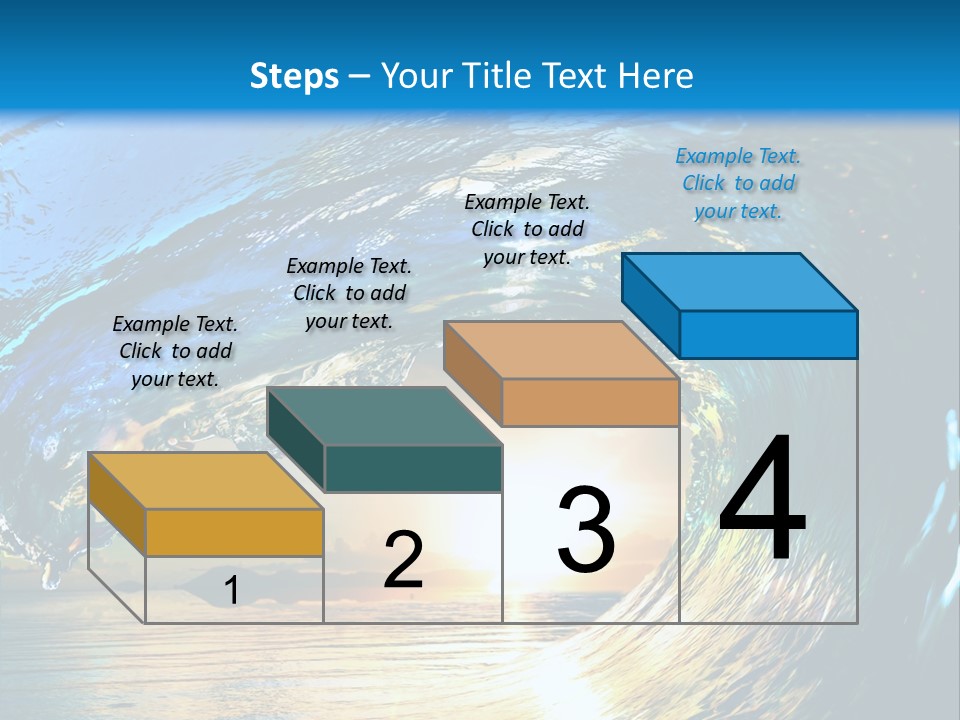 Climate Ripple Reflection PowerPoint Template