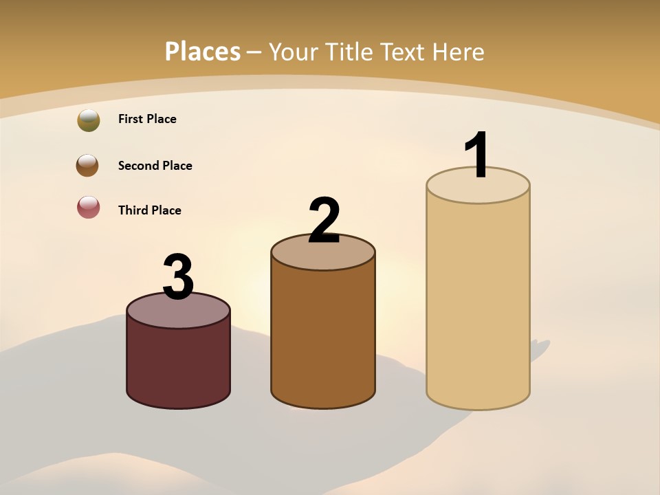 Glowing Magic Sunset PowerPoint Template