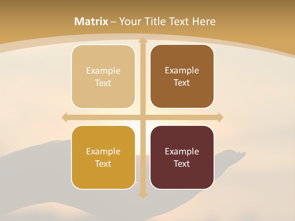 Glowing Magic Sunset PowerPoint Template