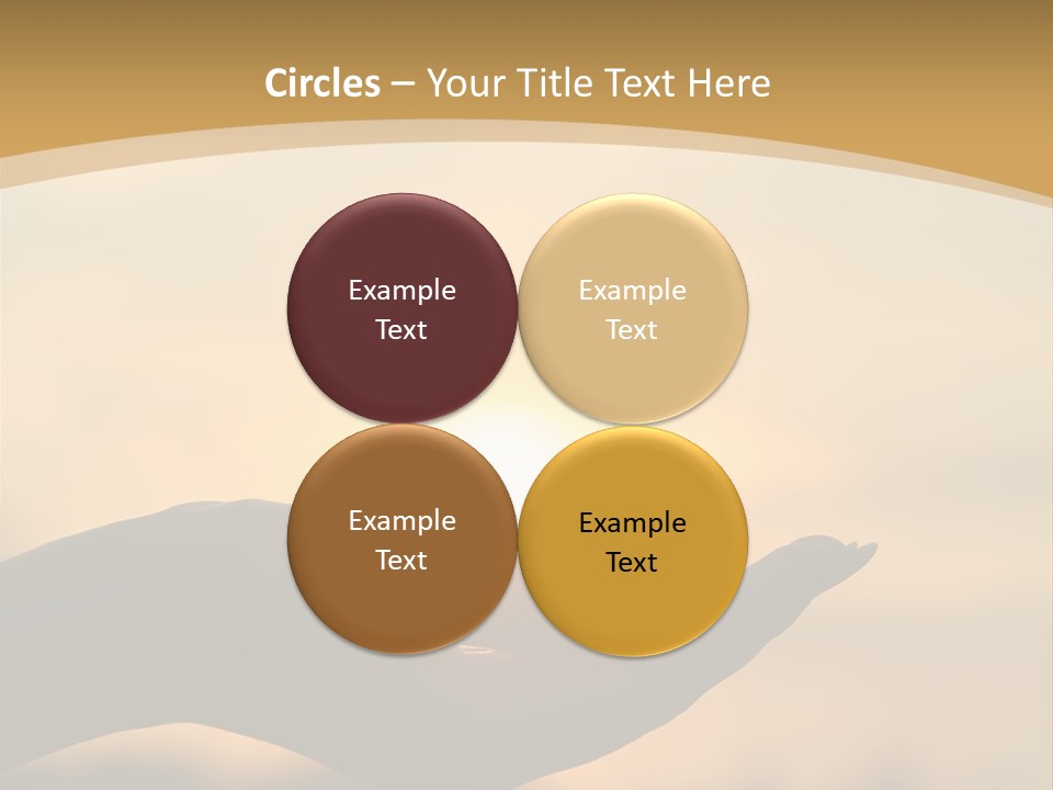 Glowing Magic Sunset PowerPoint Template