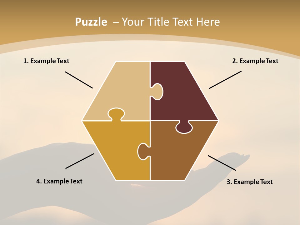 Glowing Magic Sunset PowerPoint Template