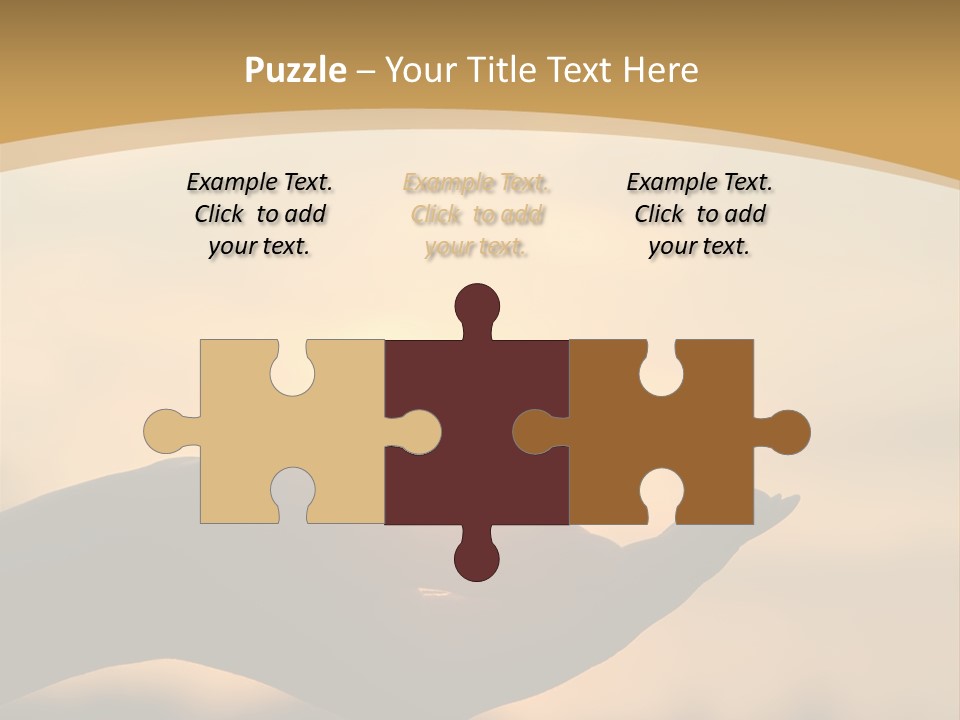 Glowing Magic Sunset PowerPoint Template