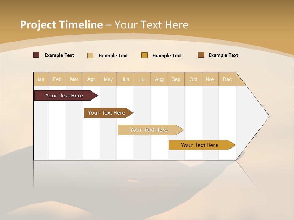 Glowing Magic Sunset PowerPoint Template