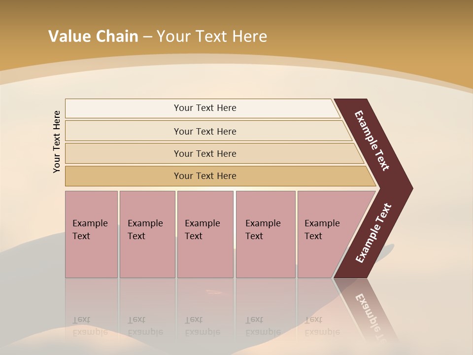Glowing Magic Sunset PowerPoint Template