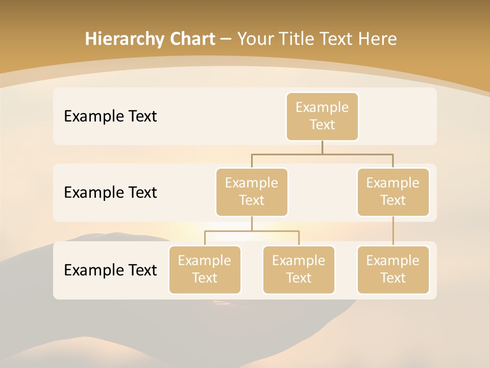 Glowing Magic Sunset PowerPoint Template