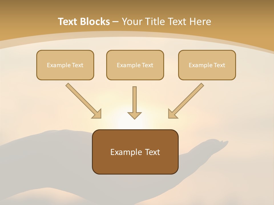 Glowing Magic Sunset PowerPoint Template