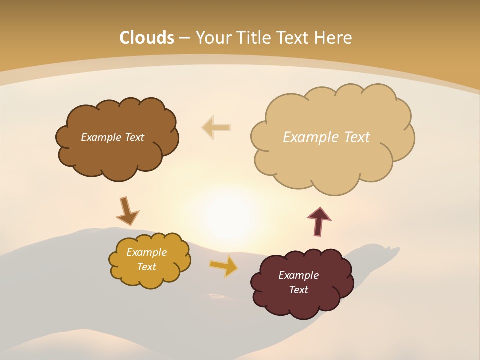 Glowing Magic Sunset PowerPoint Template