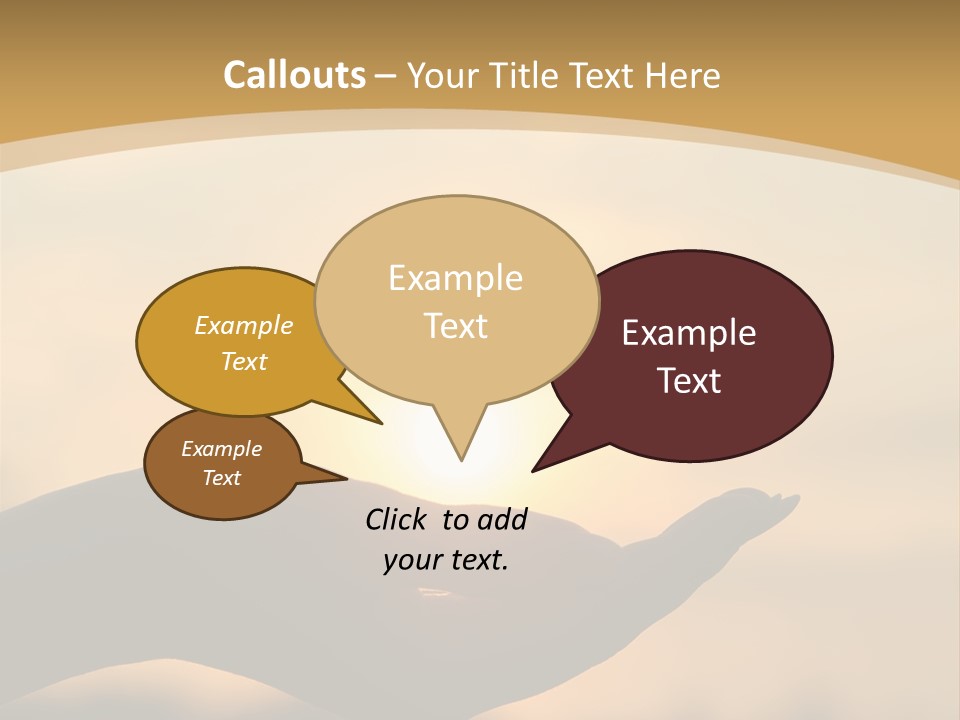Glowing Magic Sunset PowerPoint Template
