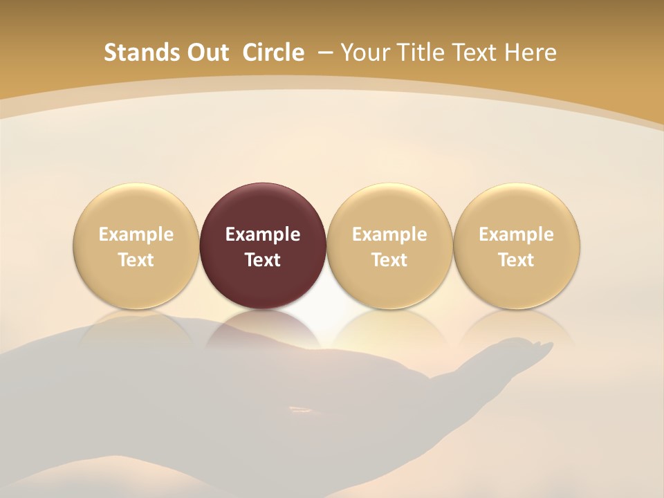 Glowing Magic Sunset PowerPoint Template