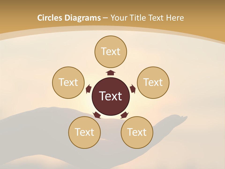 Glowing Magic Sunset PowerPoint Template