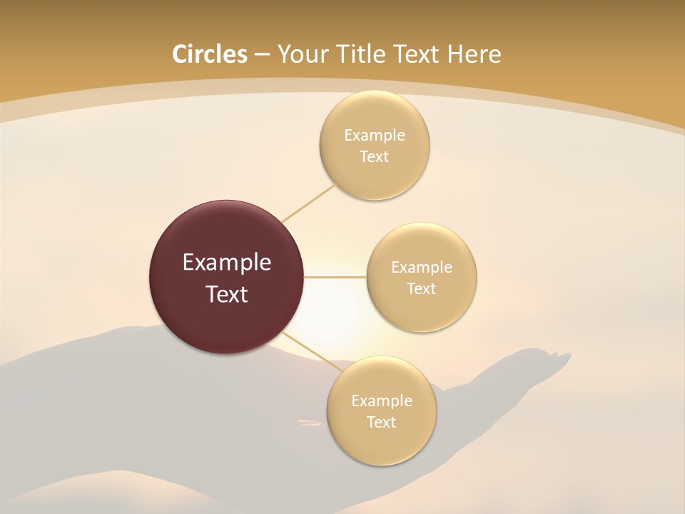 Glowing Magic Sunset PowerPoint Template