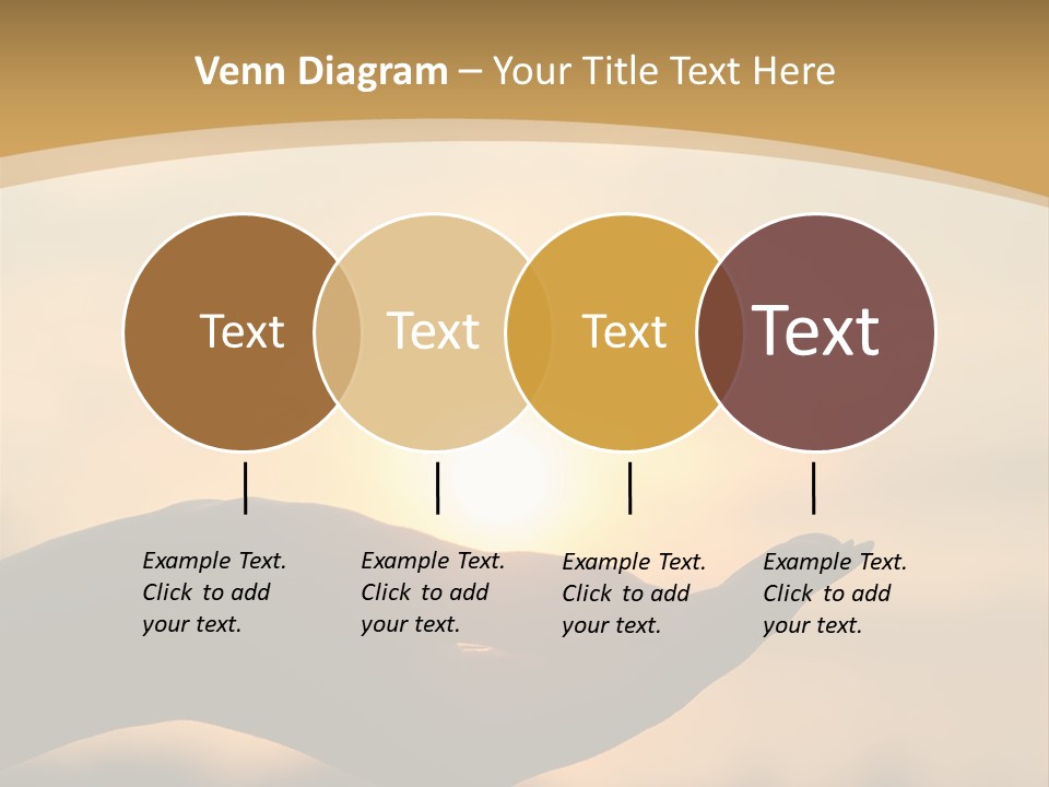 Glowing Magic Sunset PowerPoint Template