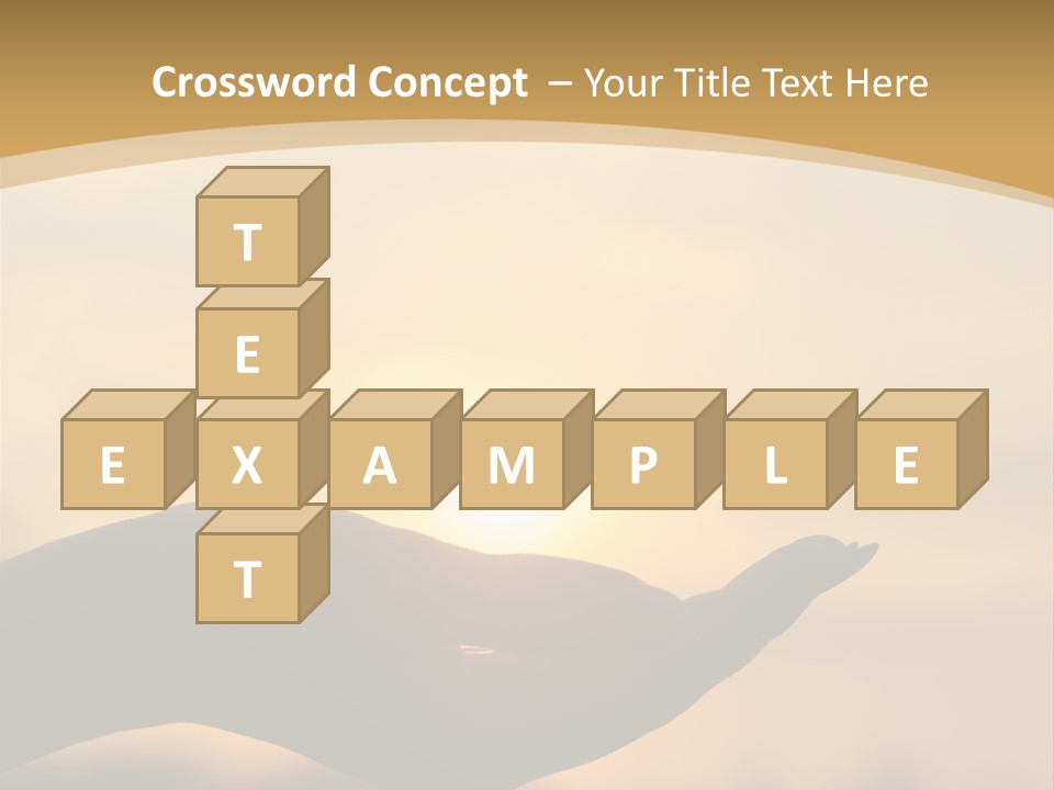 Glowing Magic Sunset PowerPoint Template