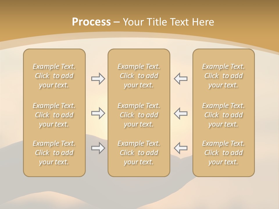 Glowing Magic Sunset PowerPoint Template