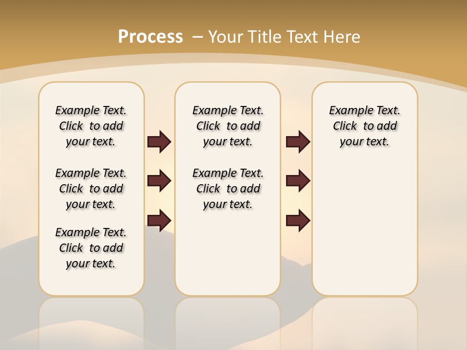 Glowing Magic Sunset PowerPoint Template