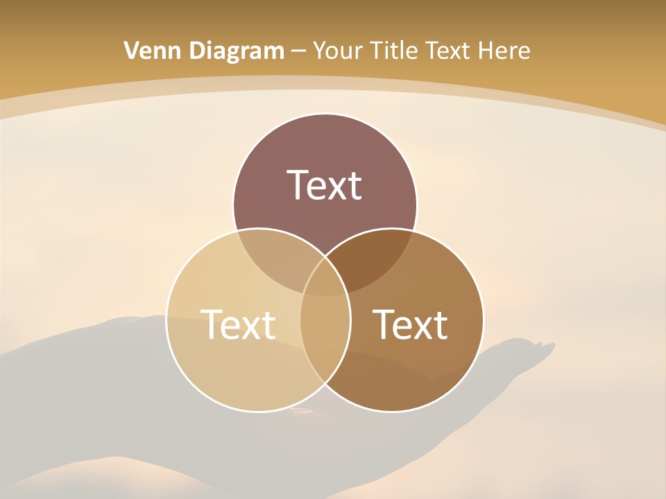 Glowing Magic Sunset PowerPoint Template