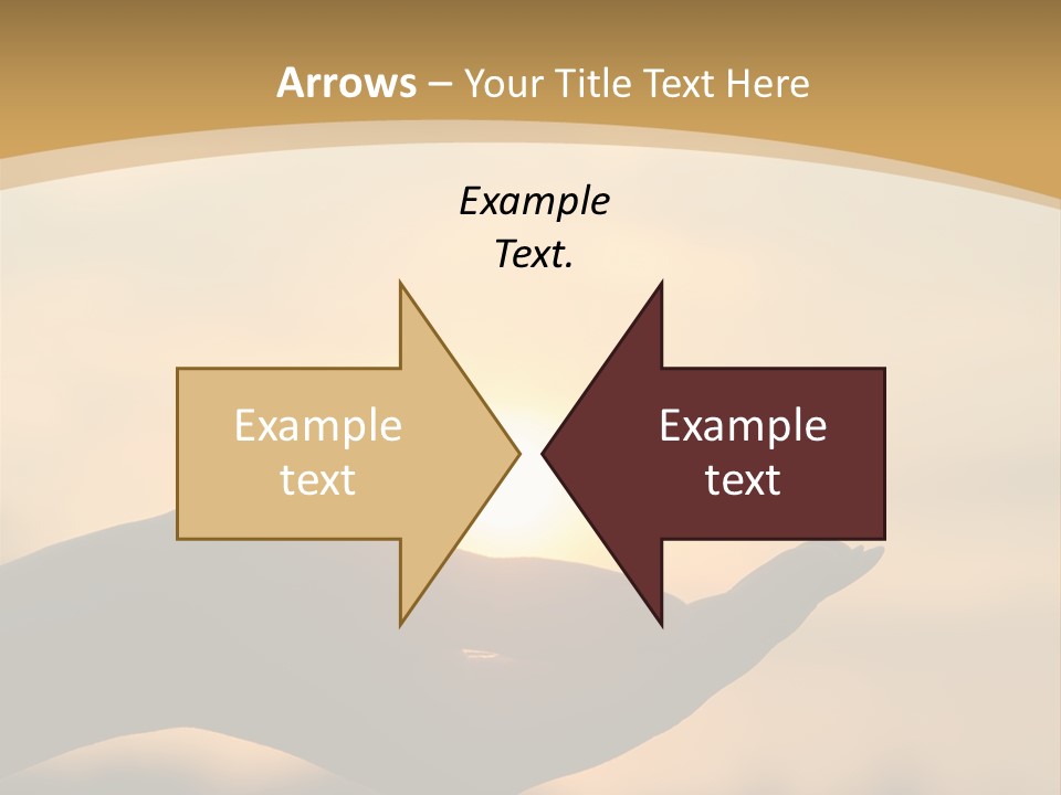 Glowing Magic Sunset PowerPoint Template