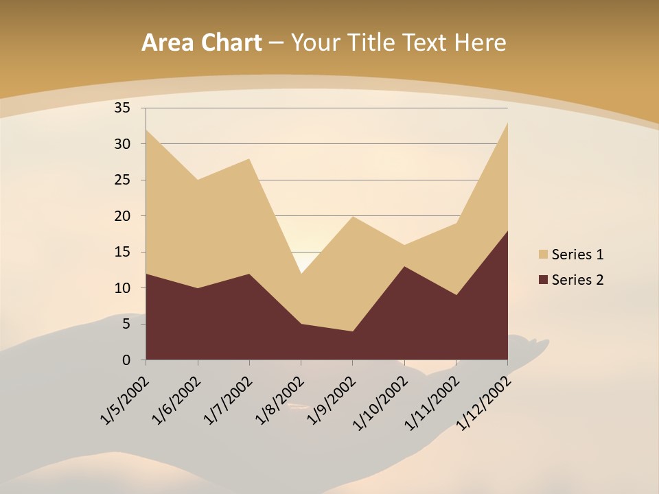 Glowing Magic Sunset PowerPoint Template