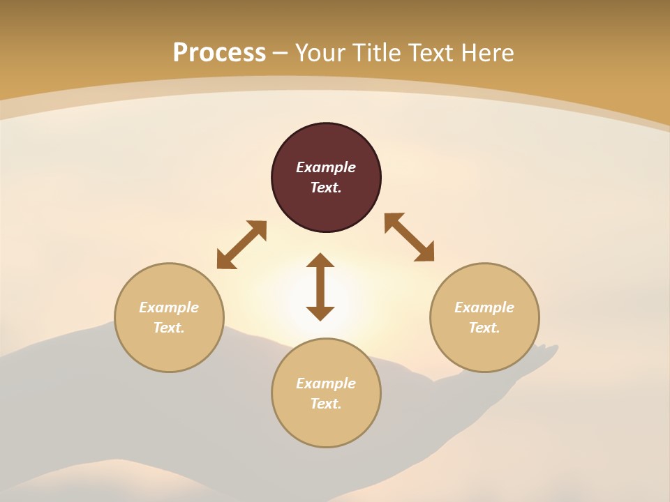 Glowing Magic Sunset PowerPoint Template