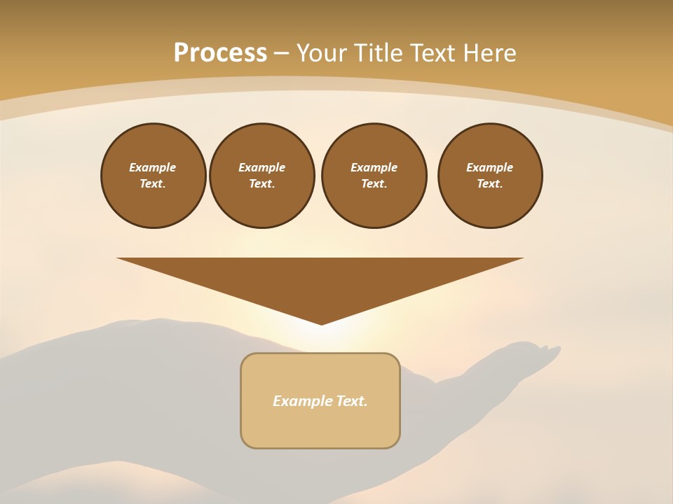 Glowing Magic Sunset PowerPoint Template