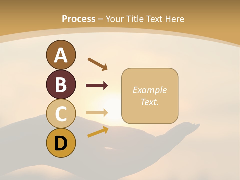 Glowing Magic Sunset PowerPoint Template