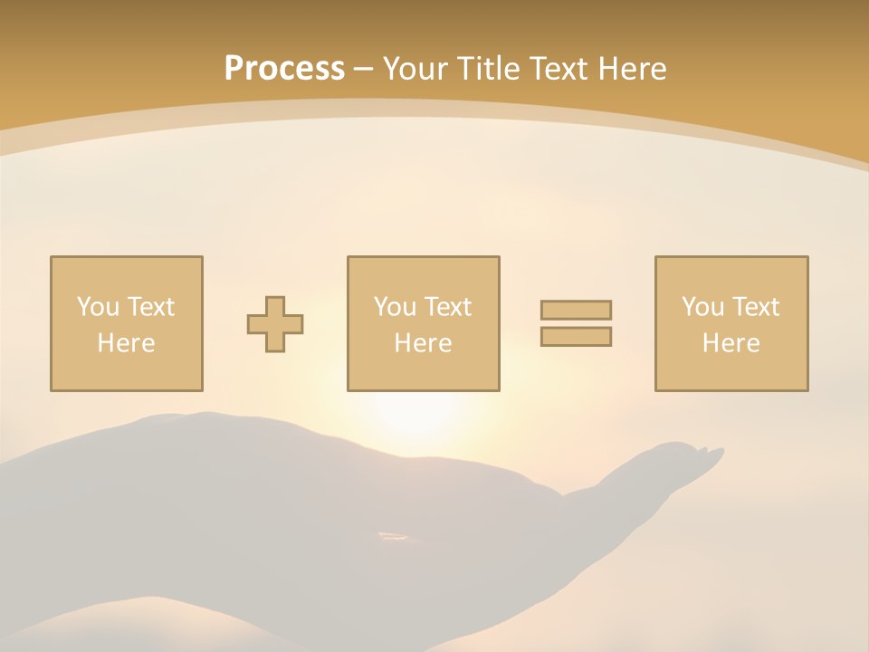 Glowing Magic Sunset PowerPoint Template