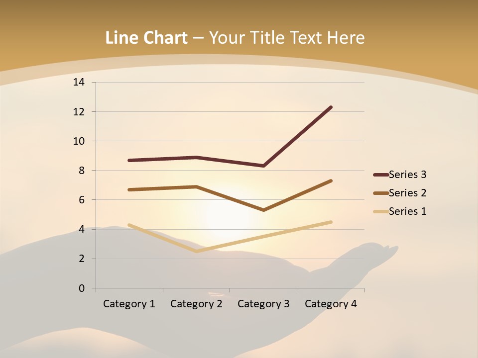 Glowing Magic Sunset PowerPoint Template
