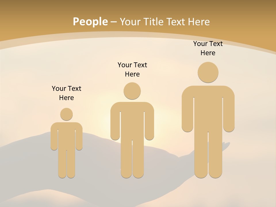 Glowing Magic Sunset PowerPoint Template