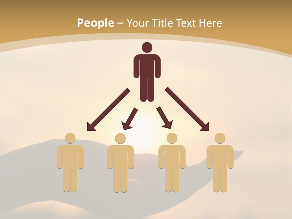 Glowing Magic Sunset PowerPoint Template