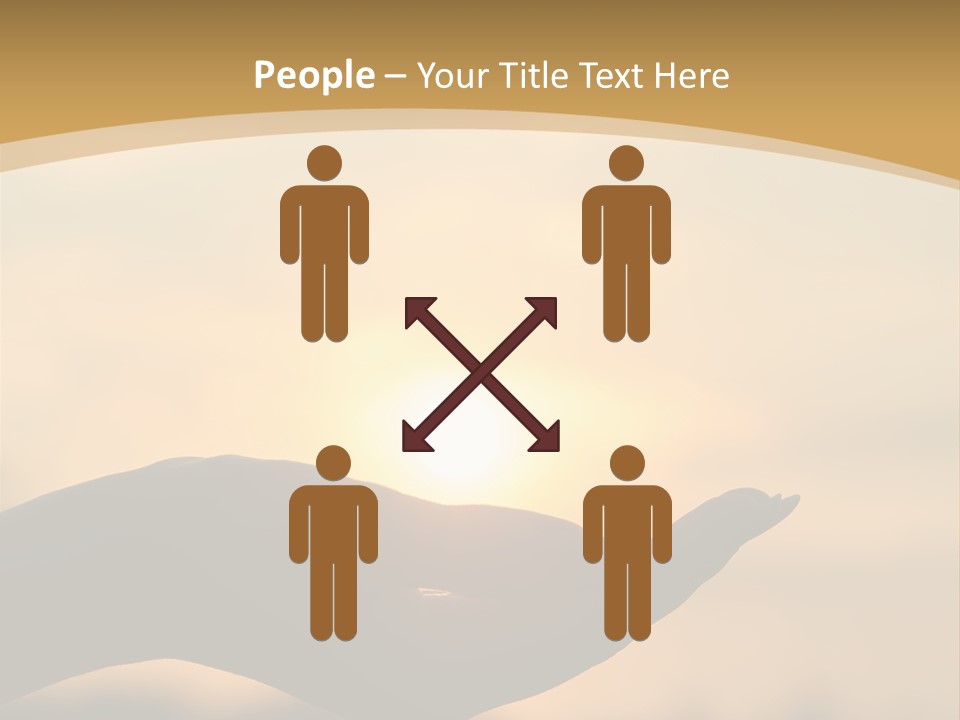 Glowing Magic Sunset PowerPoint Template