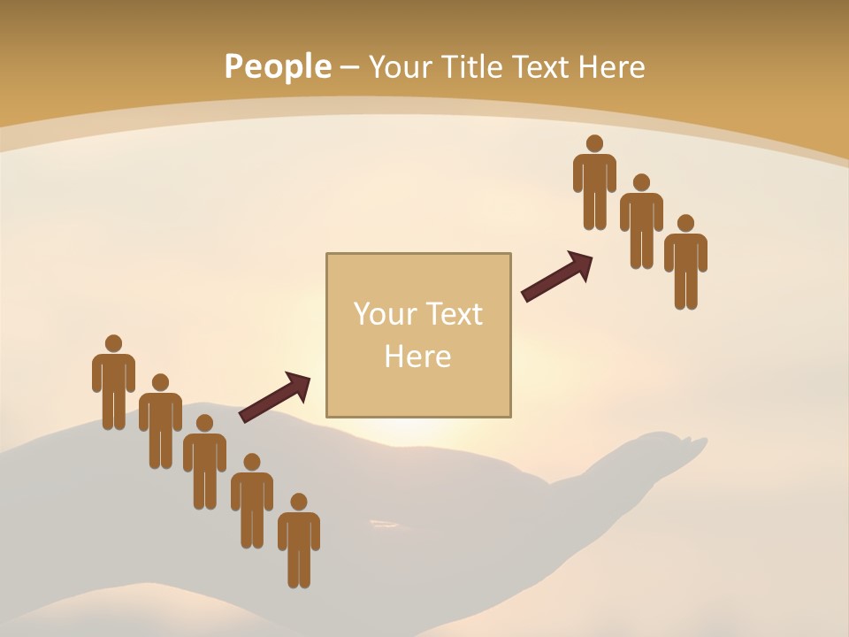 Glowing Magic Sunset PowerPoint Template