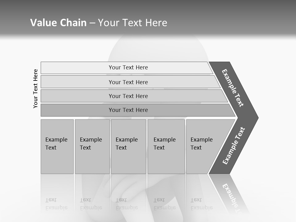 Cartoon Depression Emotional Stress PowerPoint Template