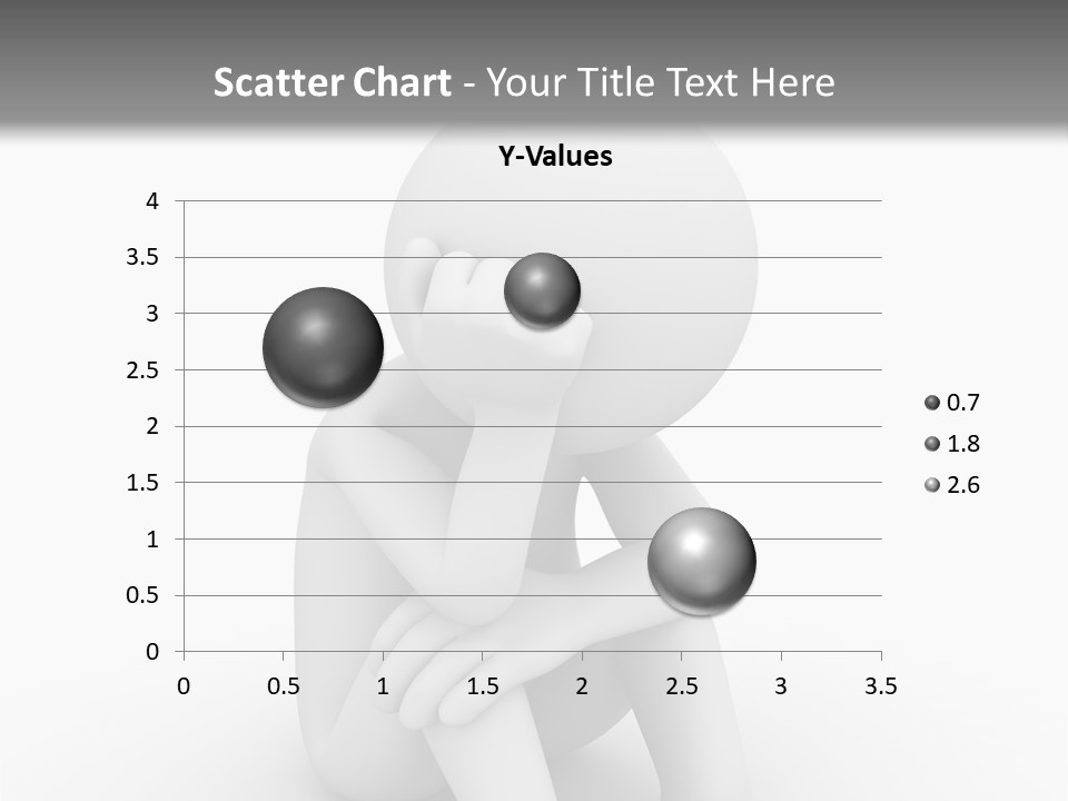 Cartoon Depression Emotional Stress PowerPoint Template