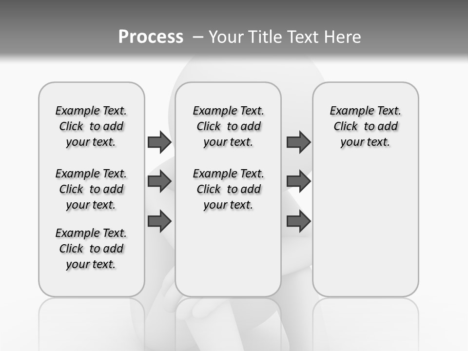 Cartoon Depression Emotional Stress PowerPoint Template