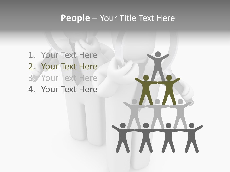 Clipping Path People Collective PowerPoint Template