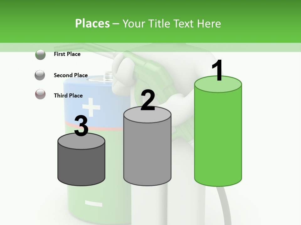 Isolated Octane Fill PowerPoint Template