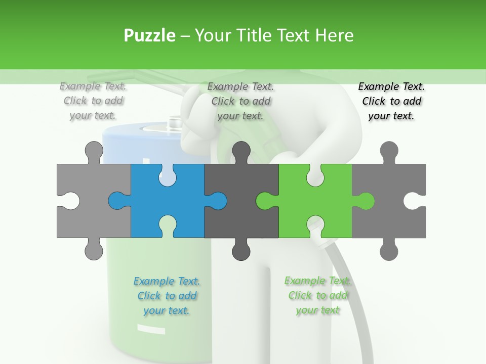 Isolated Octane Fill PowerPoint Template