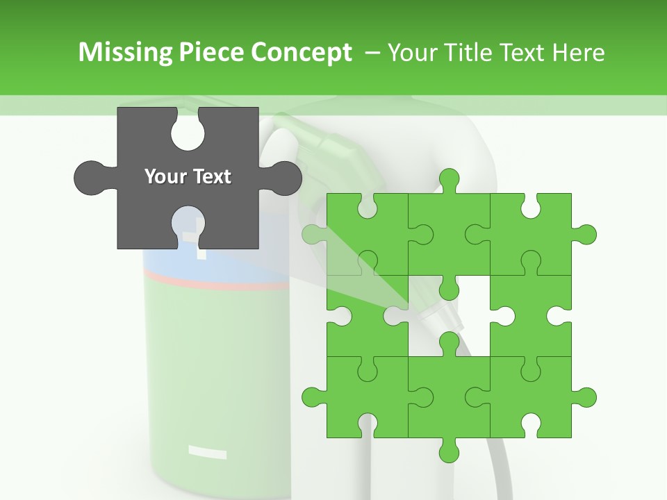 Isolated Octane Fill PowerPoint Template