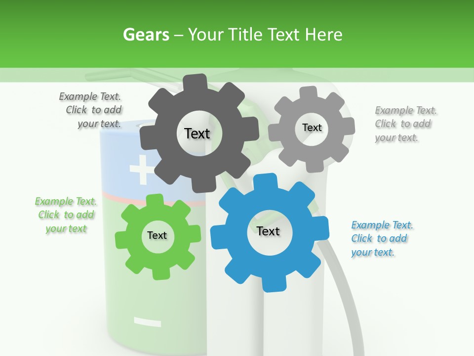 Isolated Octane Fill PowerPoint Template