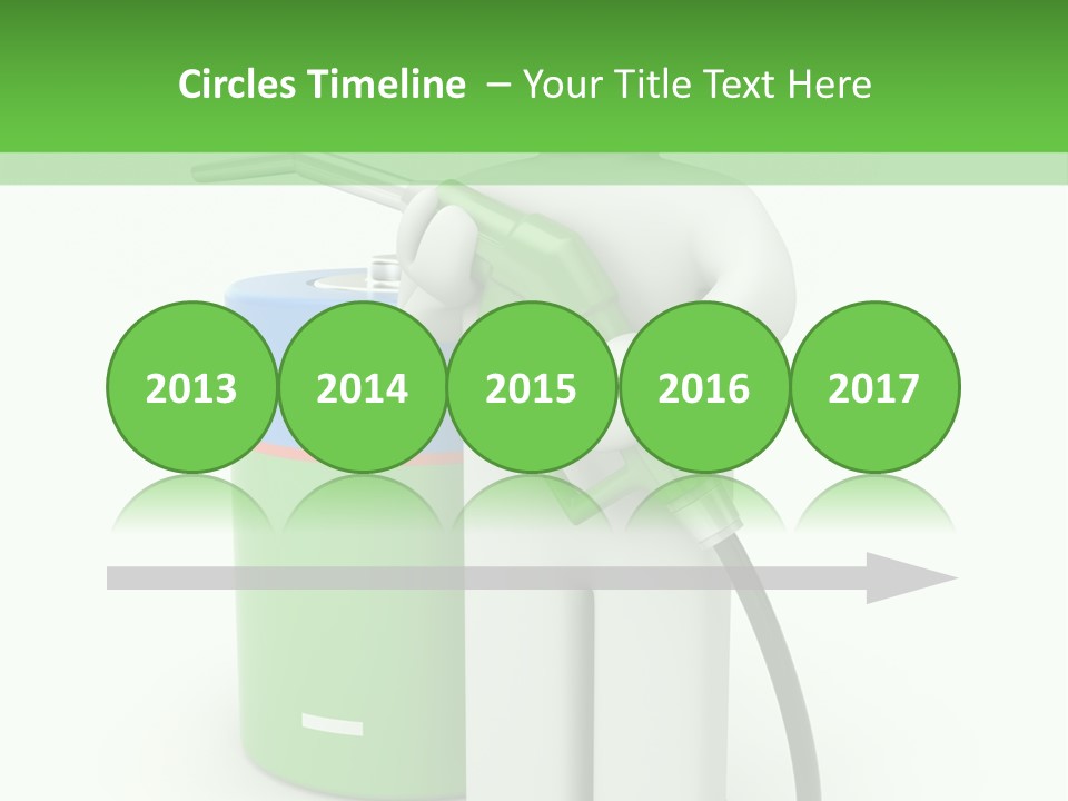 Isolated Octane Fill PowerPoint Template