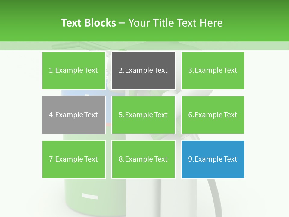 Isolated Octane Fill PowerPoint Template