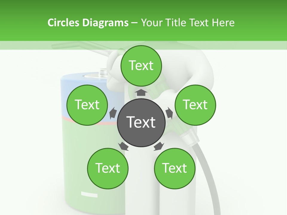 Isolated Octane Fill PowerPoint Template