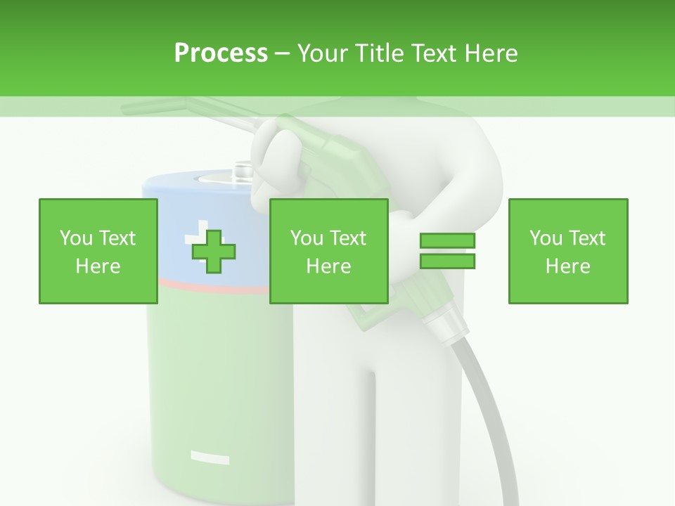 Isolated Octane Fill PowerPoint Template