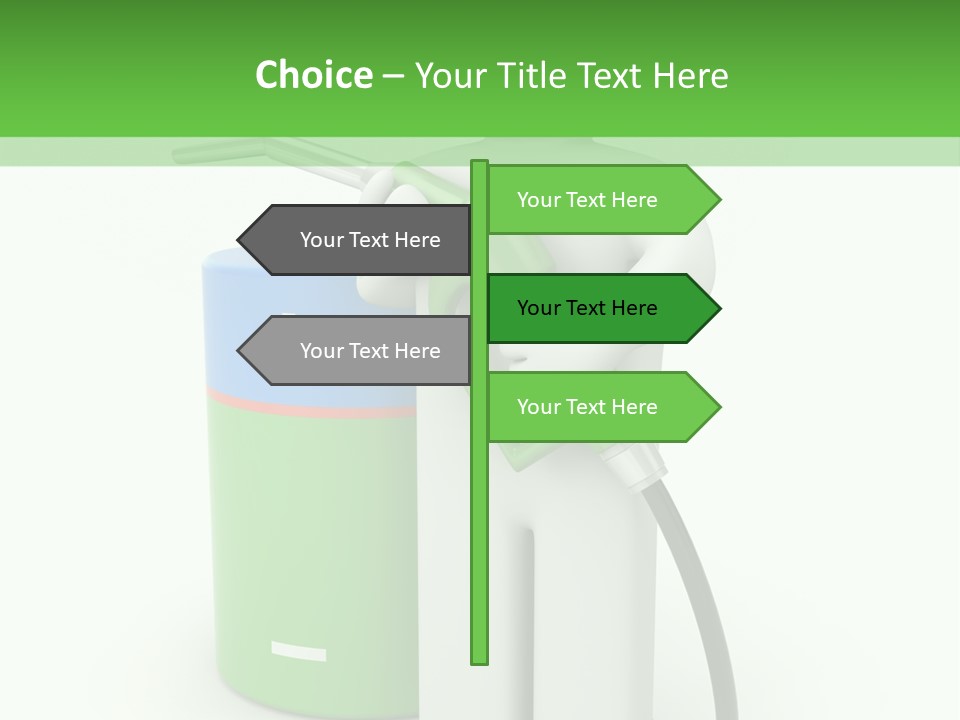 Isolated Octane Fill PowerPoint Template