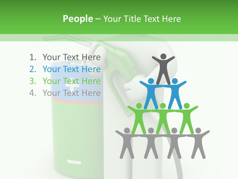 Isolated Octane Fill PowerPoint Template