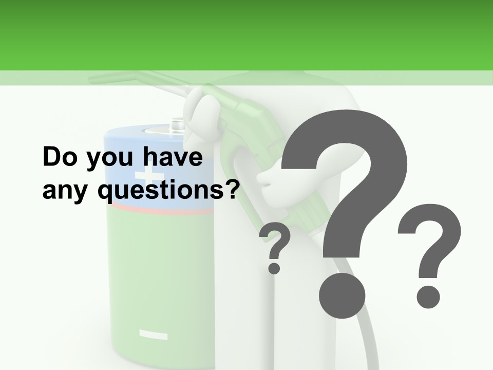 Isolated Octane Fill PowerPoint Template